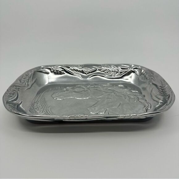 Arthur Court Pewter Horse Trinket Dish Tray - Picture 3 of 10